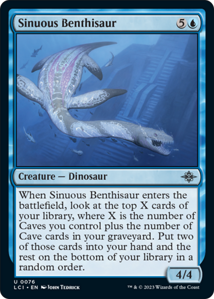 Sinuous Benthisaur [The Lost Caverns of Ixalan] | Odin's Place