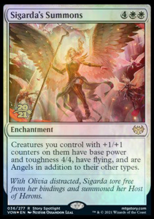 Sigarda's Summons [Innistrad: Crimson Vow Prerelease Promos] | Odin's Place
