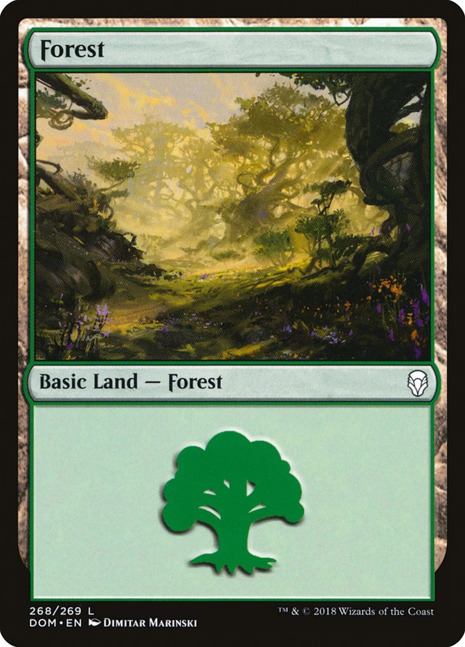 Forest (268) [Dominaria] | Odin's Place