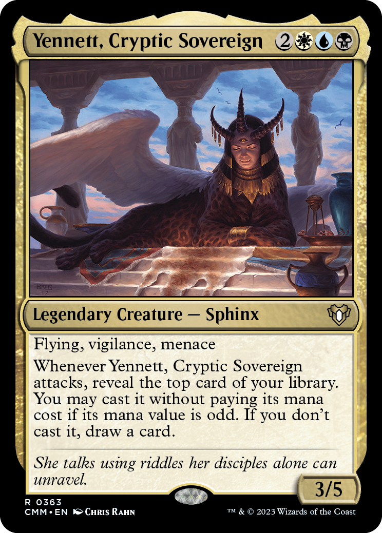 Yennett, Cryptic Sovereign [Commander Masters] | Odin's Place