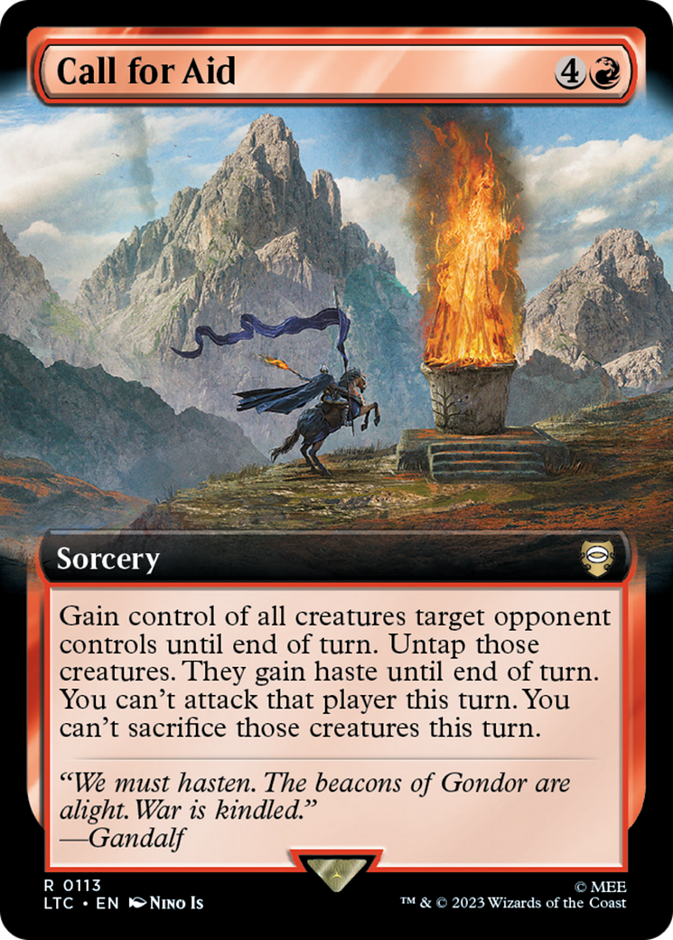 Call for Aid (Extended Art) [The Lord of the Rings: Tales of Middle-Earth Commander] | Odin's Place