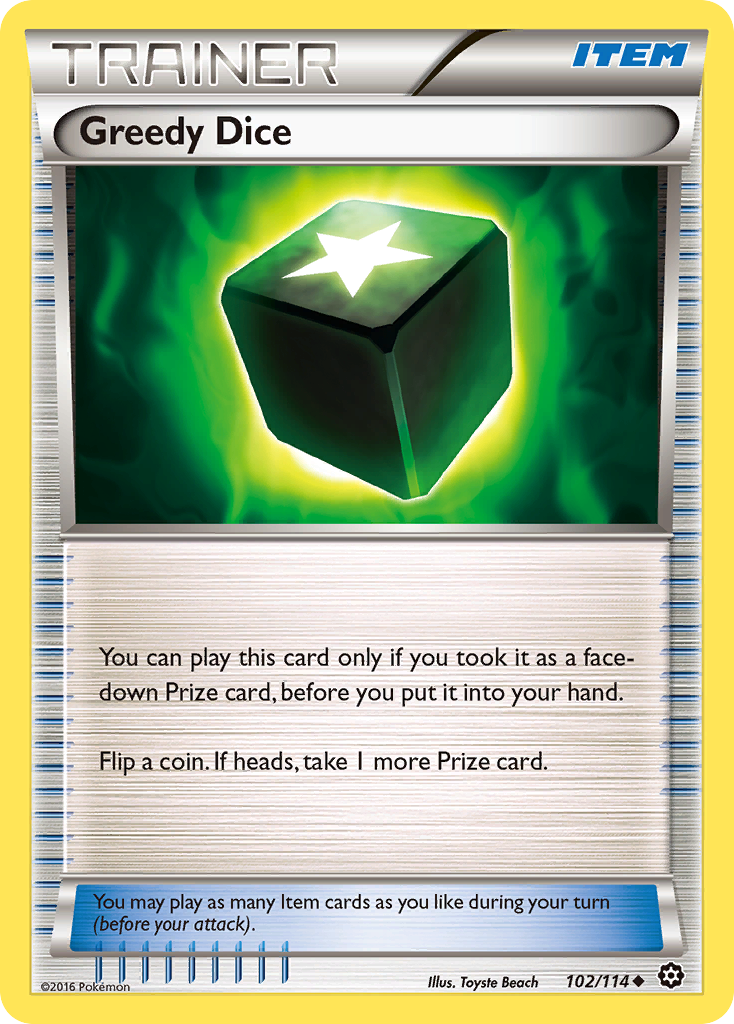 Greedy Dice (102/114) [XY: Steam Siege] | Odin's Place