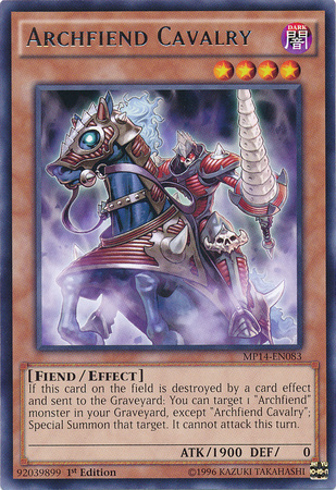 Archfiend Cavalry [MP14-EN083] Rare | Odin's Place