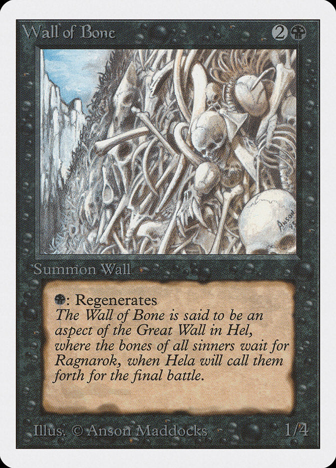 Wall of Bone (133) [Unlimited Edition] | Odin's Place