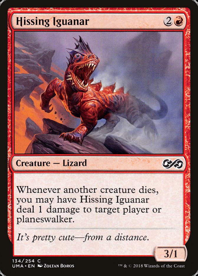Hissing Iguanar (134) [Ultimate Masters] | Odin's Place