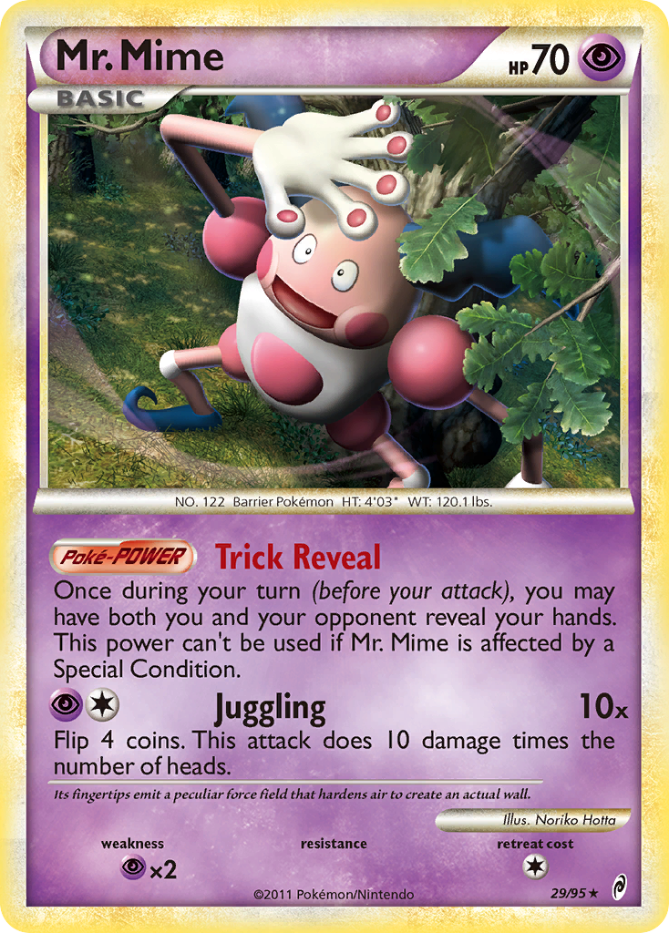 Mr. Mime (29/95) [HeartGold & SoulSilver: Call of Legends] | Odin's Place