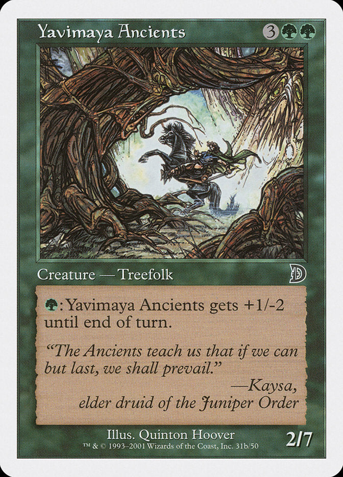 Yavimaya Ancients (Horse Art) [Deckmasters] | Odin's Place