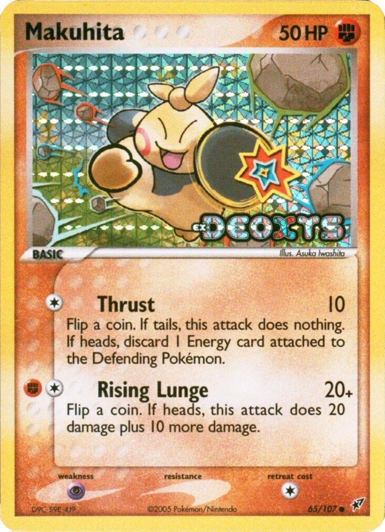 Makuhita (65/107) (Stamped) [EX: Deoxys] | Odin's Place