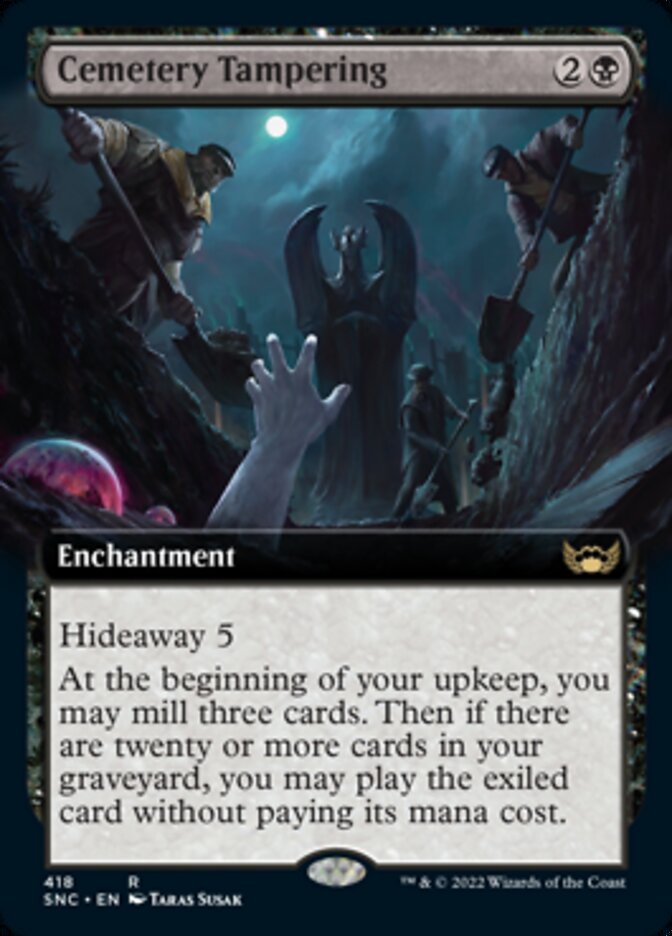 Cemetery Tampering (Extended Art) [Streets of New Capenna] | Odin's Place