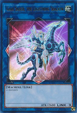 Gaia Saber, the Lightning Shadow [DUDE-EN022] Ultra Rare | Odin's Place