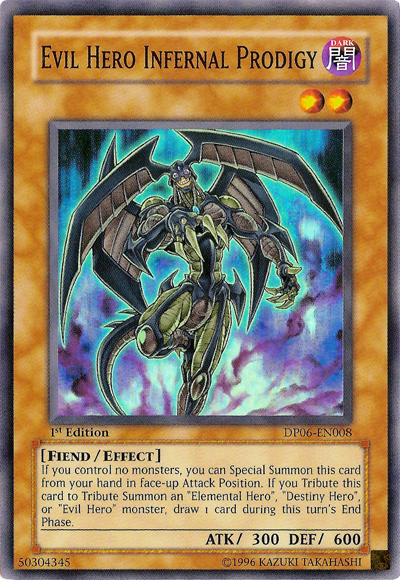 Evil Hero Infernal Prodigy [DP06-EN008] Super Rare | Odin's Place