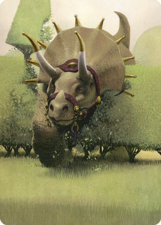 Regal Behemoth Art Card [Commander Masters Art Series] | Odin's Place