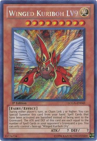 Winged Kuriboh LV9 [LCGX-EN043] Secret Rare | Odin's Place