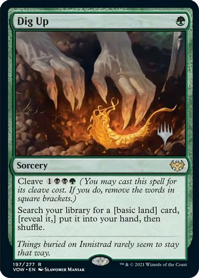 Dig Up (Promo Pack) [Innistrad: Crimson Vow Promos] | Odin's Place