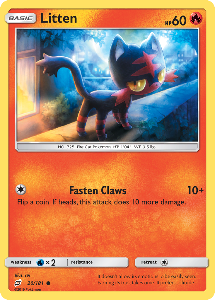 Litten (20/181) [Sun & Moon: Team Up] | Odin's Place