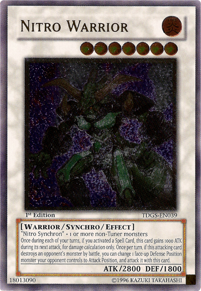 Nitro Warrior [TDGS-EN039] Ultimate Rare | Odin's Place