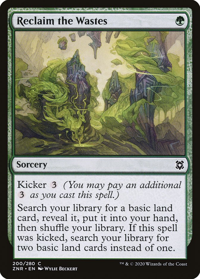 Reclaim the Wastes [Zendikar Rising] | Odin's Place
