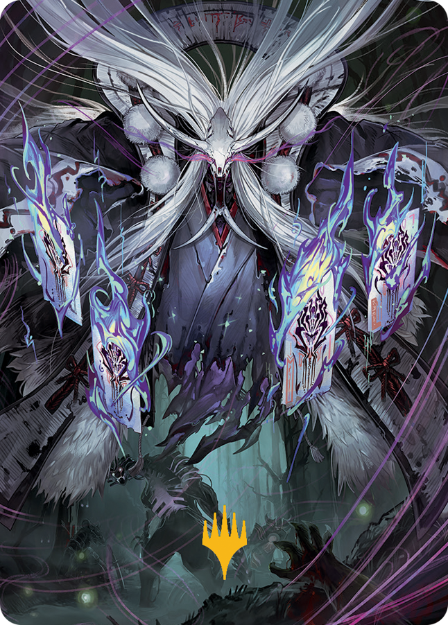 Horobi, Death's Wail Art Card (Gold-Stamped Signature) [March of the Machine Art Series] | Odin's Place
