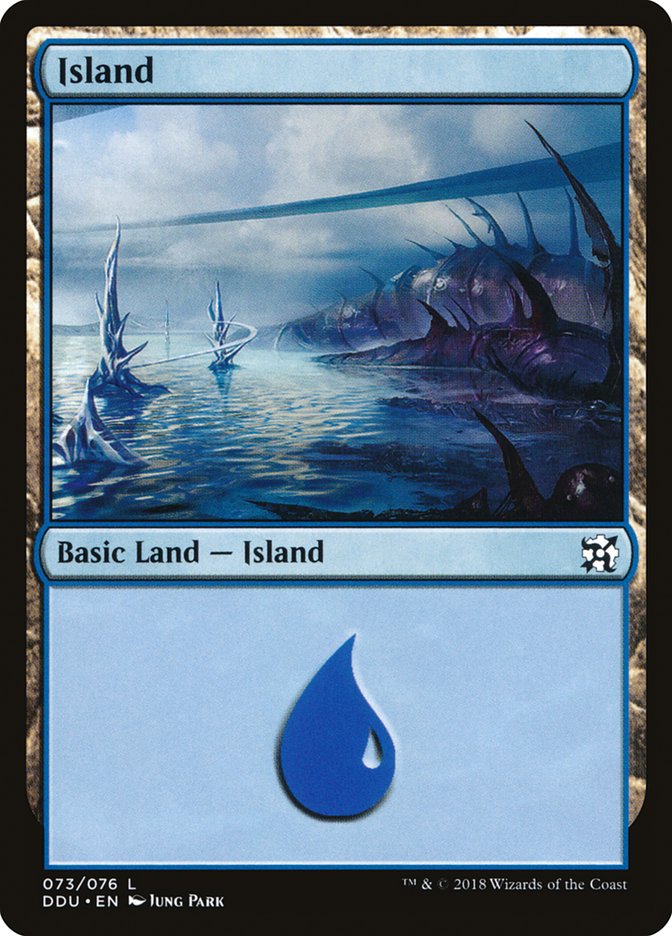 Island (73) [Duel Decks: Elves vs. Inventors] | Odin's Place