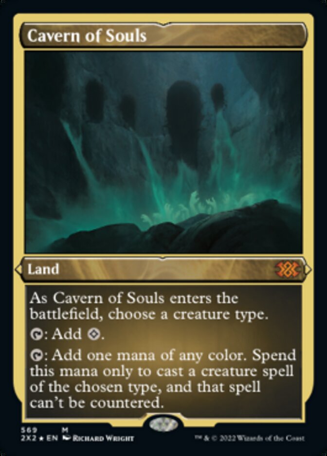 Cavern of Souls (Foil Etched) [Double Masters 2022] | Odin's Place