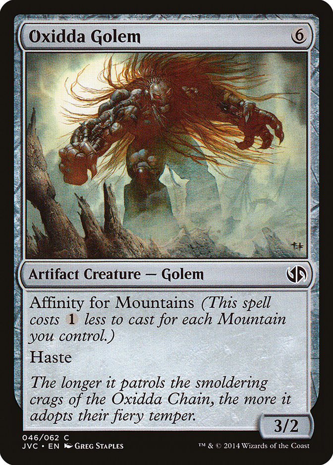 Oxidda Golem (46) [Duel Decks Anthology] | Odin's Place