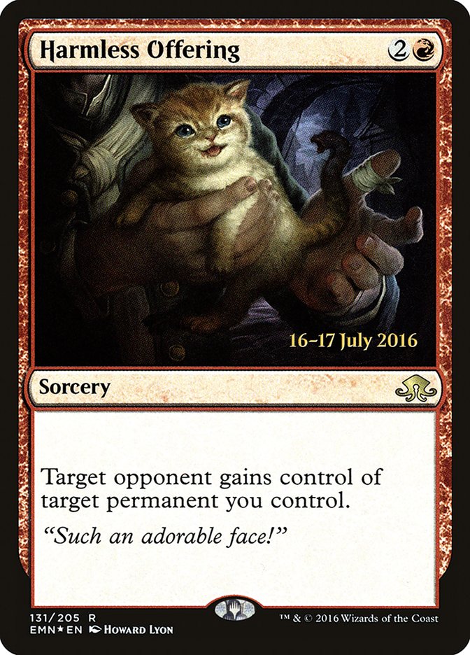 Harmless Offering (131) [Eldritch Moon Prerelease Promos] | Odin's Place