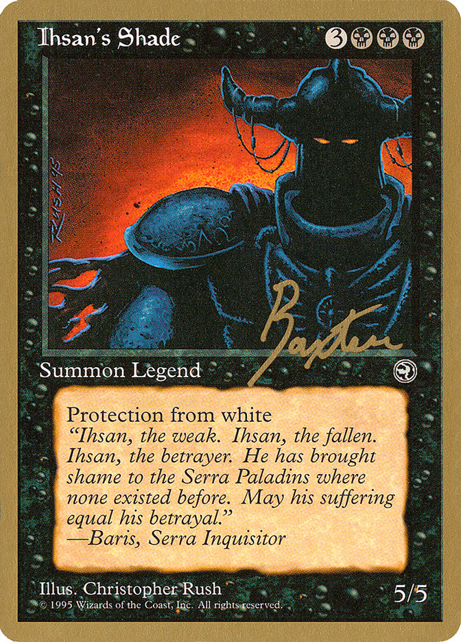 Ihsan's Shade (George Baxter) [Pro Tour Collector Set] | Odin's Place