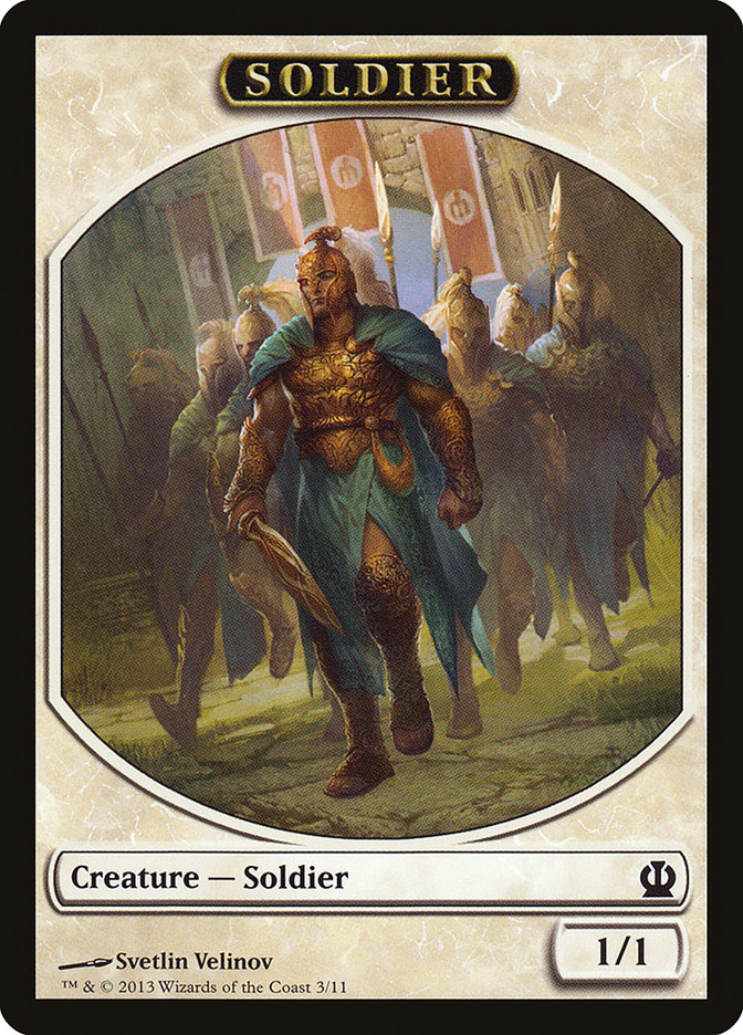 Soldier Token (3/11) [Theros Tokens] | Odin's Place