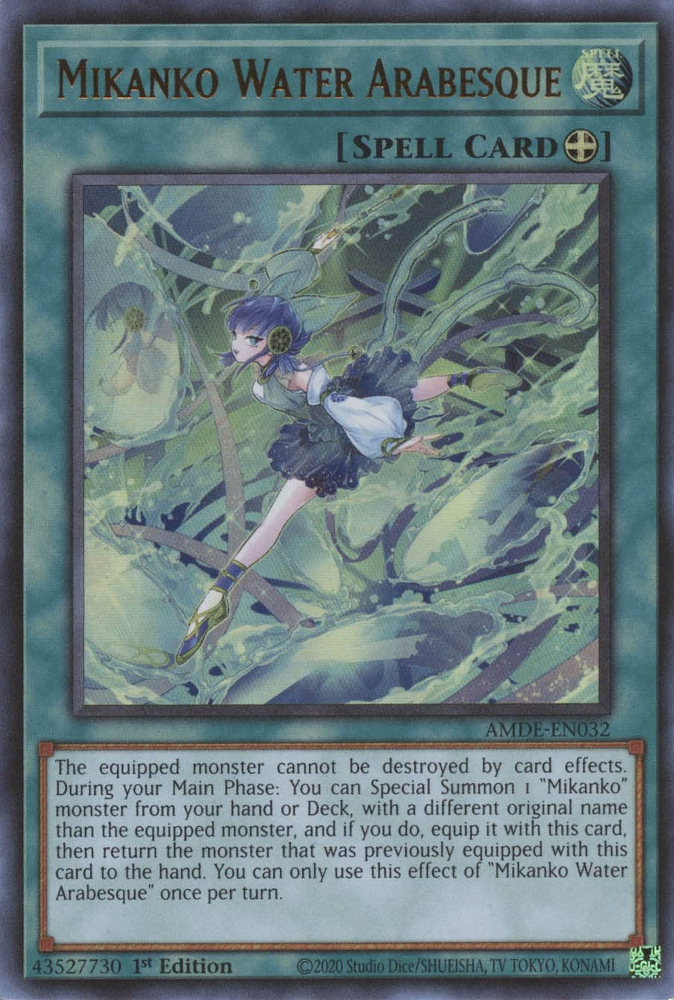 Mikanko Water Arabesque [AMDE-EN032] Ultra Rare | Odin's Place
