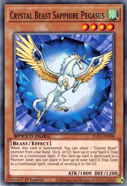 Crystal Beast Sapphire Pegasus [SGX1-ENF08] Common | Odin's Place