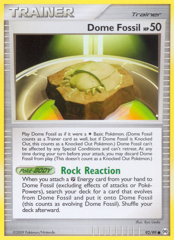 Dome Fossil (92/99) [Platinum: Arceus] | Odin's Place