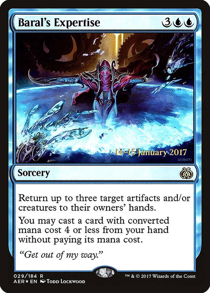 Baral's Expertise (29) [Aether Revolt Prerelease Promos] | Odin's Place