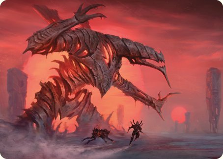 Red Sun's Zenith Art Card [Phyrexia: All Will Be One Art Series] | Odin's Place