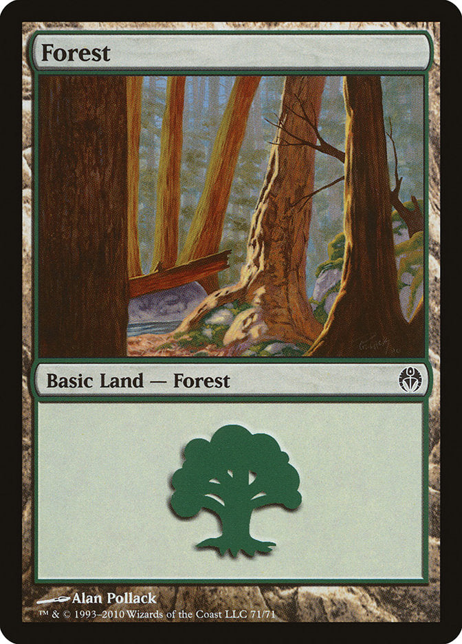 Forest (71) [Duel Decks: Phyrexia vs. the Coalition] | Odin's Place
