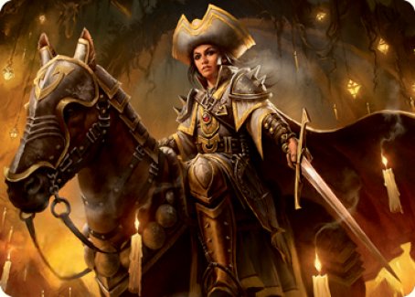 Seasoned Cathar Art Card [Innistrad: Midnight Hunt Art Series] | Odin's Place