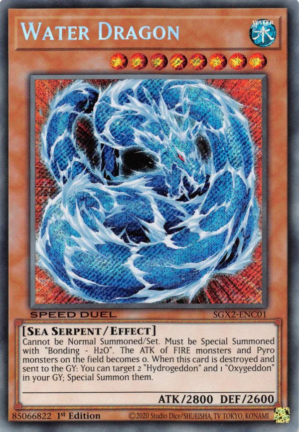 Water Dragon [SGX2-ENC01] Secret Rare | Odin's Place