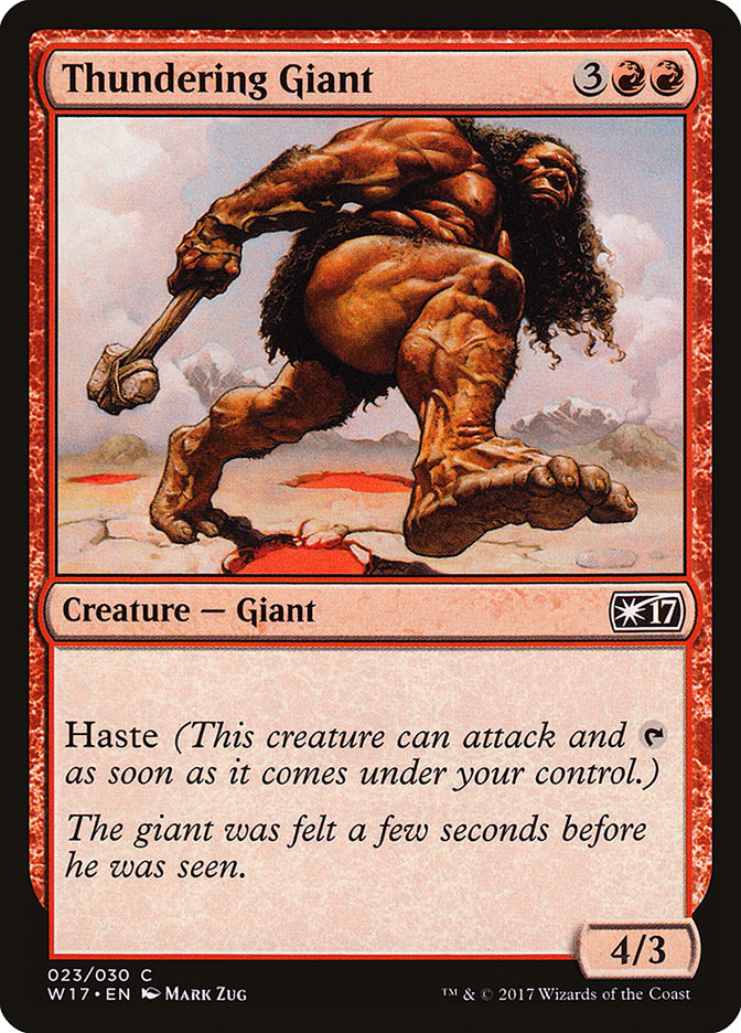 Thundering Giant (23) [Welcome Deck 2017] | Odin's Place