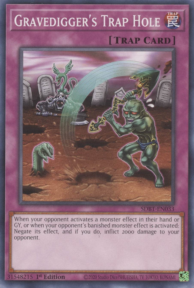 Gravedigger's Trap Hole [SDBT-EN033] Common | Odin's Place