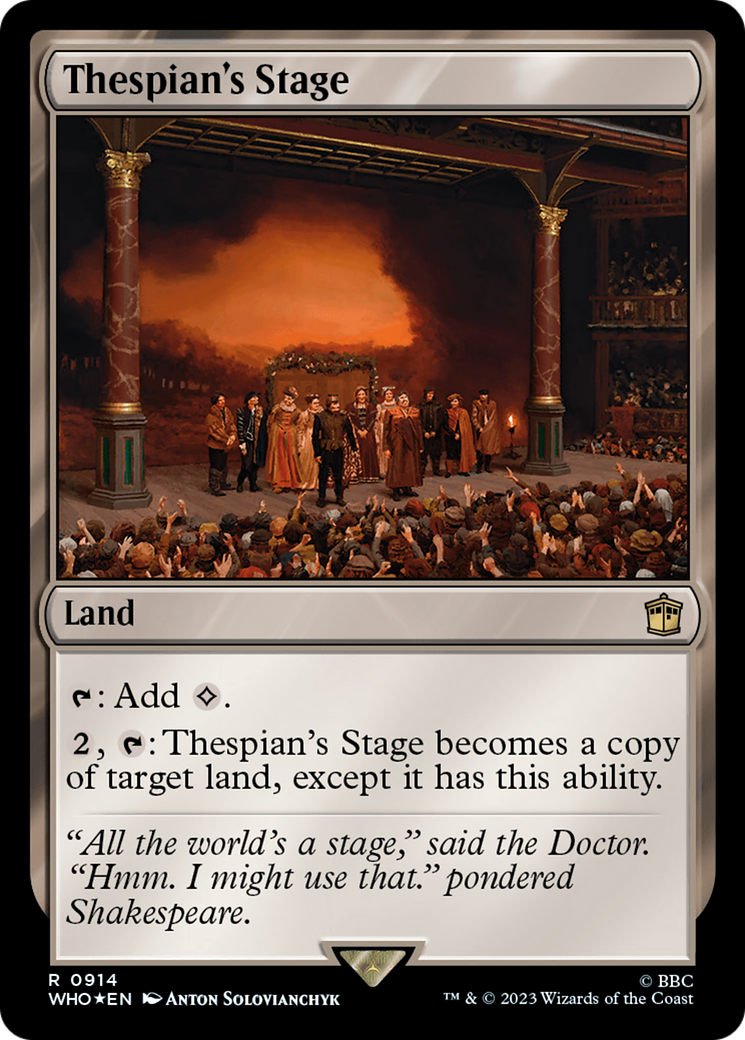 Thespian's Stage (Surge Foil) [Doctor Who] | Odin's Place