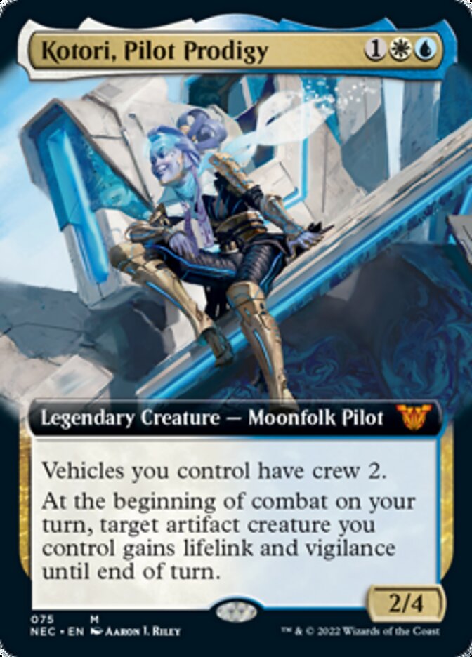 Kotori, Pilot Prodigy (Extended Art) [Kamigawa: Neon Dynasty Commander] | Odin's Place