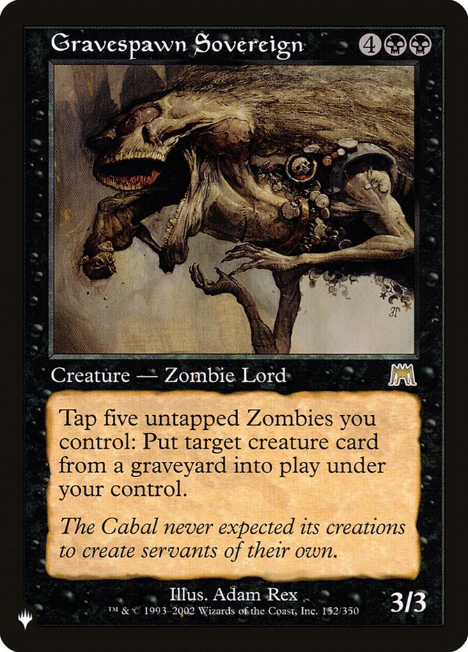 Gravespawn Sovereign [The List] | Odin's Place
