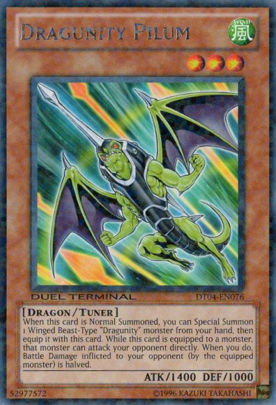 Dragunity Pilum [DT04-EN076] Rare | Odin's Place