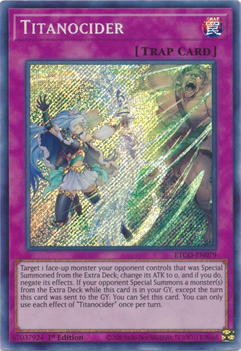 Titanocider [ETCO-EN079] Secret Rare | Odin's Place