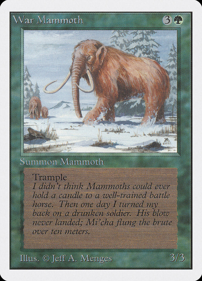 War Mammoth (228) [Unlimited Edition] | Odin's Place