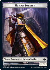 Zombie // Human Soldier Double-Sided Token [Game Night: Free-for-All Tokens] | Odin's Place