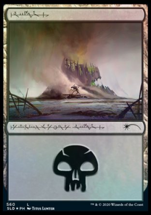 Swamp (Phyrexian) (560) [Secret Lair Drop Promos] | Odin's Place