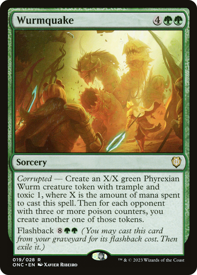 Wurmquake [Phyrexia: All Will Be One Commander] | Odin's Place