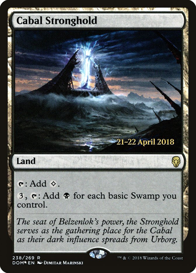 Cabal Stronghold (238) [Dominaria Prerelease Promos] | Odin's Place