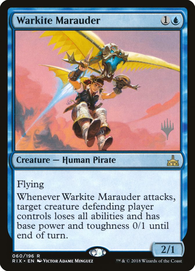 Warkite Marauder (Promo Pack) [Rivals of Ixalan Promos] | Odin's Place
