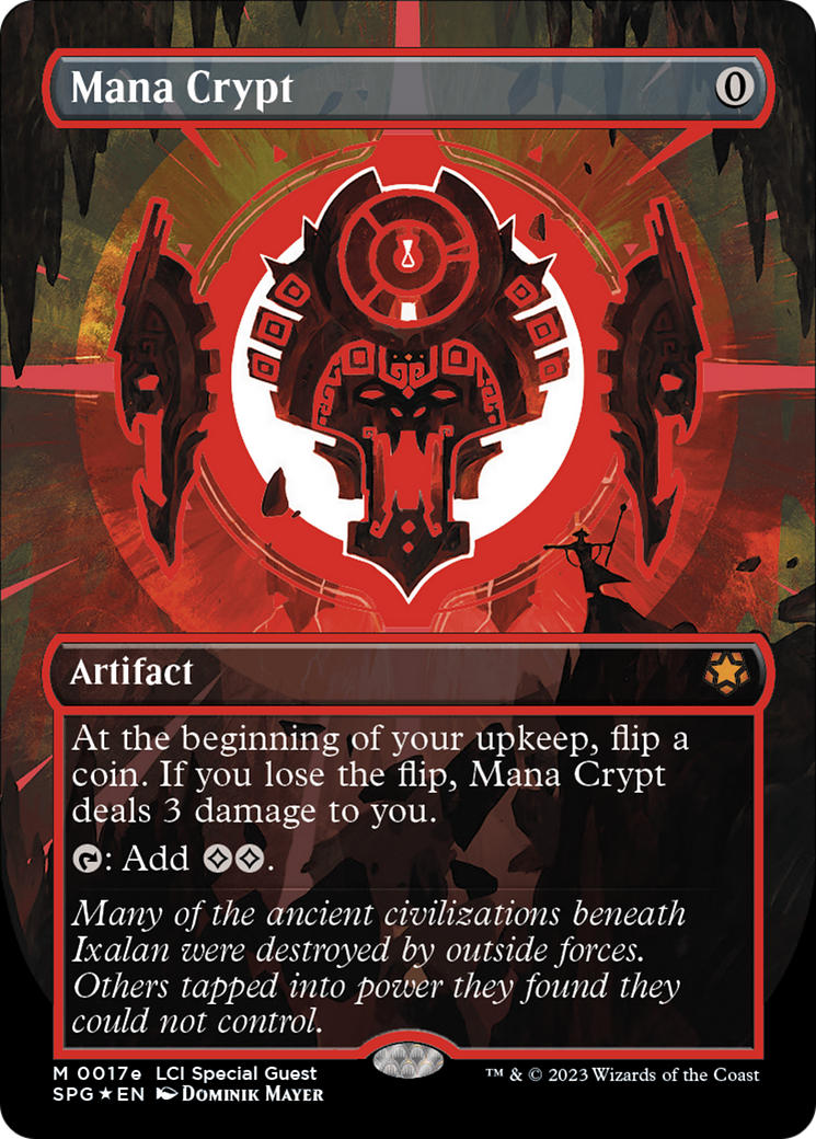 Mana Crypt (0017e) (Borderless) [The Lost Caverns of Ixalan Special Guests] | Odin's Place